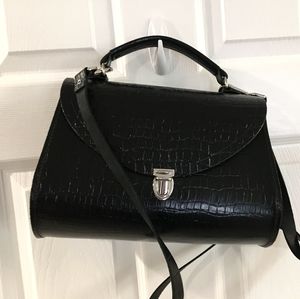 Cambridge Satchel Co Poppy in mock croc